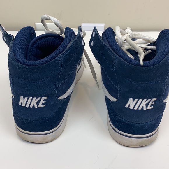 Nike || Ruckus Mid 387174-401; Size 11; Navy & White - Picture 8 of 16